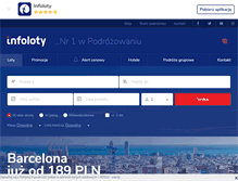 Tablet Screenshot of infoloty.pl